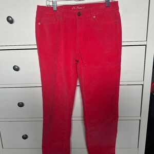 Victoria's Secret pencil corduroy pants size 8